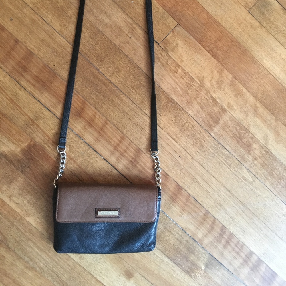 Genuine Leather Calvin Klein Crossbody